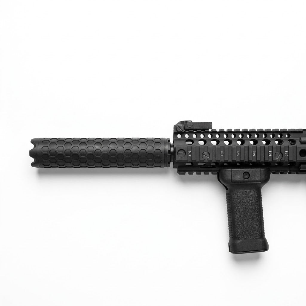 Supressor Mock Honey King Gen. II 14mm CCW para airsoft - imagem 4