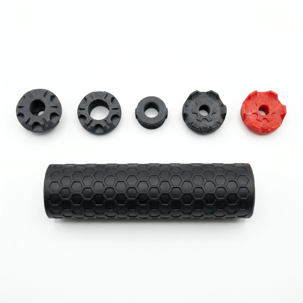 Supressor Mock Honey King Gen. II 14mm CCW para airsoft - imagem 3