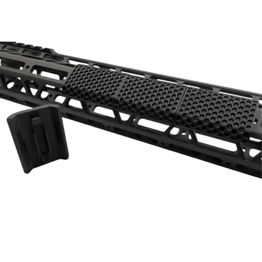 Kit 10 Capas de Trilho Hex Grip M-Lok para airsoft - imagem 1